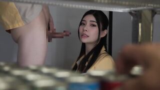 Rei Kamiki - Ama De Casa A Tiempo Parcial K En Una Tienda De Conveniencia Con Quien Tengo La Mejor Química Física Puede Eyacular