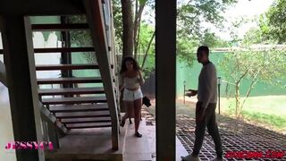 Brazilian Jessyca Arantes Deu Enquanto Marido Dormia