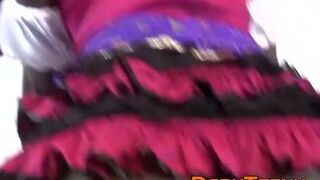 Ebony pirate babe bouncing her perfect big ass on big dick (Destiny Dymes)