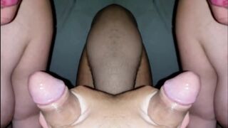Great Moments in Hanging Tit Blowjobs 17