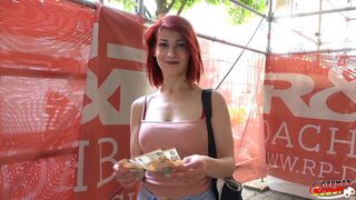 GERMAN SCOUT - Redhead College Teen Jenny Fuck at Casting