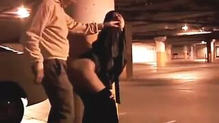 Asian girl fuck with old man during the holidays