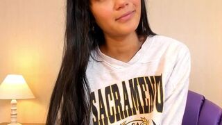 Hot Latin Girl Sexy Small Tits + Shiny Oiled Ass