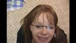 Amatuer MILF facial cumpilation