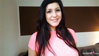 First Anal Creampie Drip Fuck for German Teen July Johnson