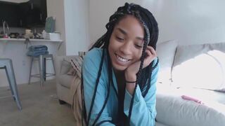 black girl cumshow