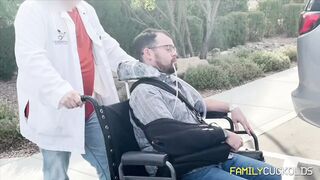 cuckold husband tries to leave wife and ends up in wheel chair