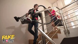 Fake Hostel Hot New Cleaner Lily Joy Fucked by her Boss