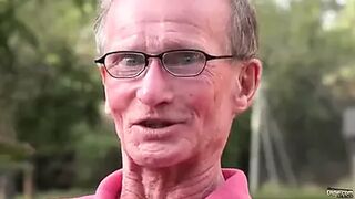 Oldman 75 years Vs Young 20 years!! Beautiful ANAL!!