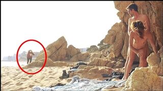 Couple caught having sex on the BEACH