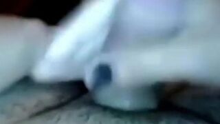 Two sluts sharing fat boys cum