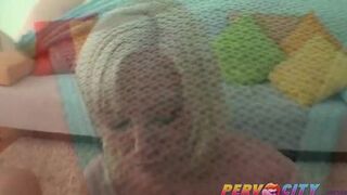 PervCity Blonde Slut Face Fucked