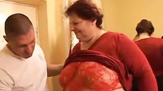 Horny BBW Granny Fucked