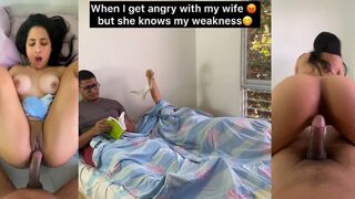 When I get angry with my wife 