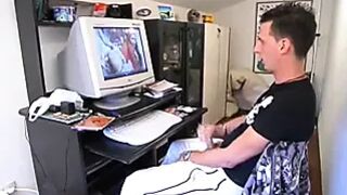 hot Italian mom catches step son's best friend jerking