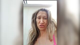Crazy Milf outdoors