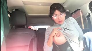 Car Boobs and Pussy Flash 2