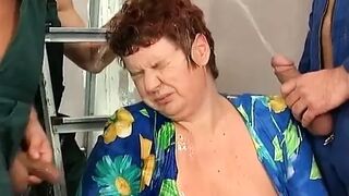 Granny group piss