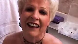 Jewel is a sexy cougar who loves to fuck lucky younger guys