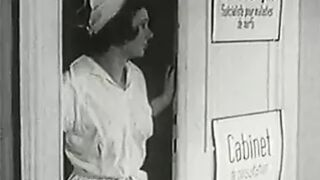 Granny Doctor Healing Old Man's Erection Problems (Vintage)