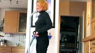 Busty German housewife getting banged by her handsome neighbor
