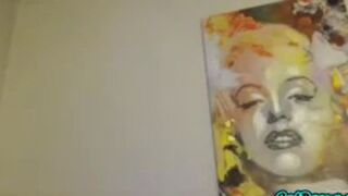Tattooed milf anal dildo - video 1