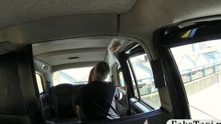 Redhead hottie pounded by fraud driver