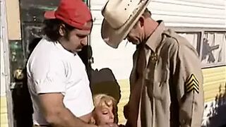 White Trash Slut DP and Anal Creampie
