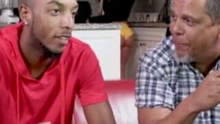 Bangbros - Sexy Daughter Rides Big Black Dick Behind Daddy'S Back