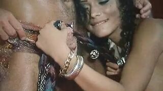 Oriental princess being fucked in every hole
