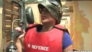 CULIONEROS - Big Ass Latina Plays Paintball and Fucks in Colombia! porn
