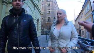 Hunt4K Sweet Girl With Big Boobies Takes Schlong While Boyfriend Watches