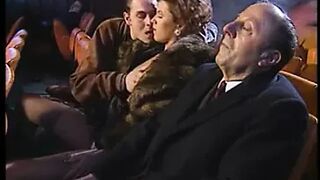 Big Orgy in Movie Theater