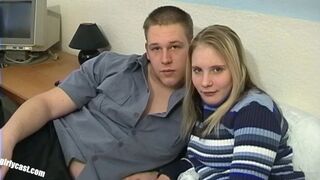 Claudia 18 years old - her first HC video