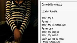 Black autralian teen with pbig nipples