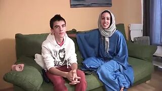 Lucky Jordi fucks a tight Arab pussy