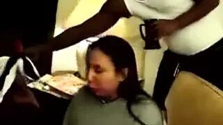 lol i fucked his pregnant ghetto wife ass mouth black hood
