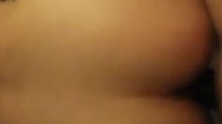 Interracial - Juicy fat white ass getting BBC hammer