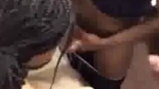 Tiny white wife enjoys her big black bull