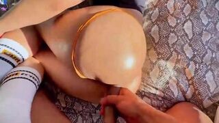 My stepson steals my thongs and i chasten him by riding his hard dick with my hardcore twerk i107jti