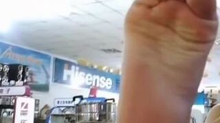 Chinese woman's feet webcam