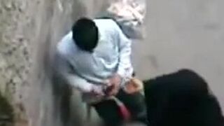 Arab Hijab Housewife Caught Whoring