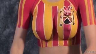 Body Paint Emiko Photoshoot