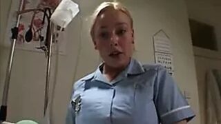 Two British Nurses Soap Up And Screw A Lucky Guy