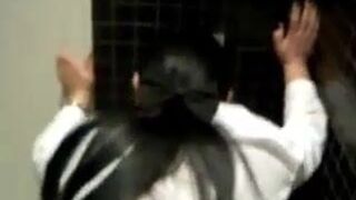 At Work - Asian Waitress Fucked In Restroom