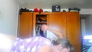 BIG BOOTY GRANNY THROATS A BBC
