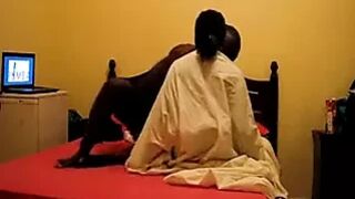 African Ebony Black Hooker getting pounded in Hotel