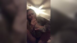 Jessica worships her feet