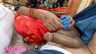 Dever Ne village ki Bhabhi Ko Saadi Pehente Choda. desi moaning