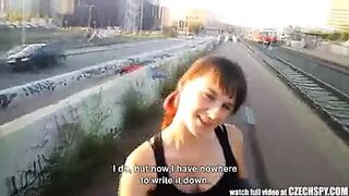 Czech Spy - Shy Girl Seduced for Sex with Stranger